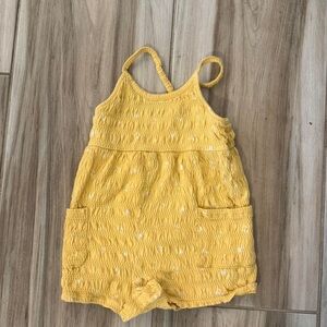 Sunny Yellow Kids Romper